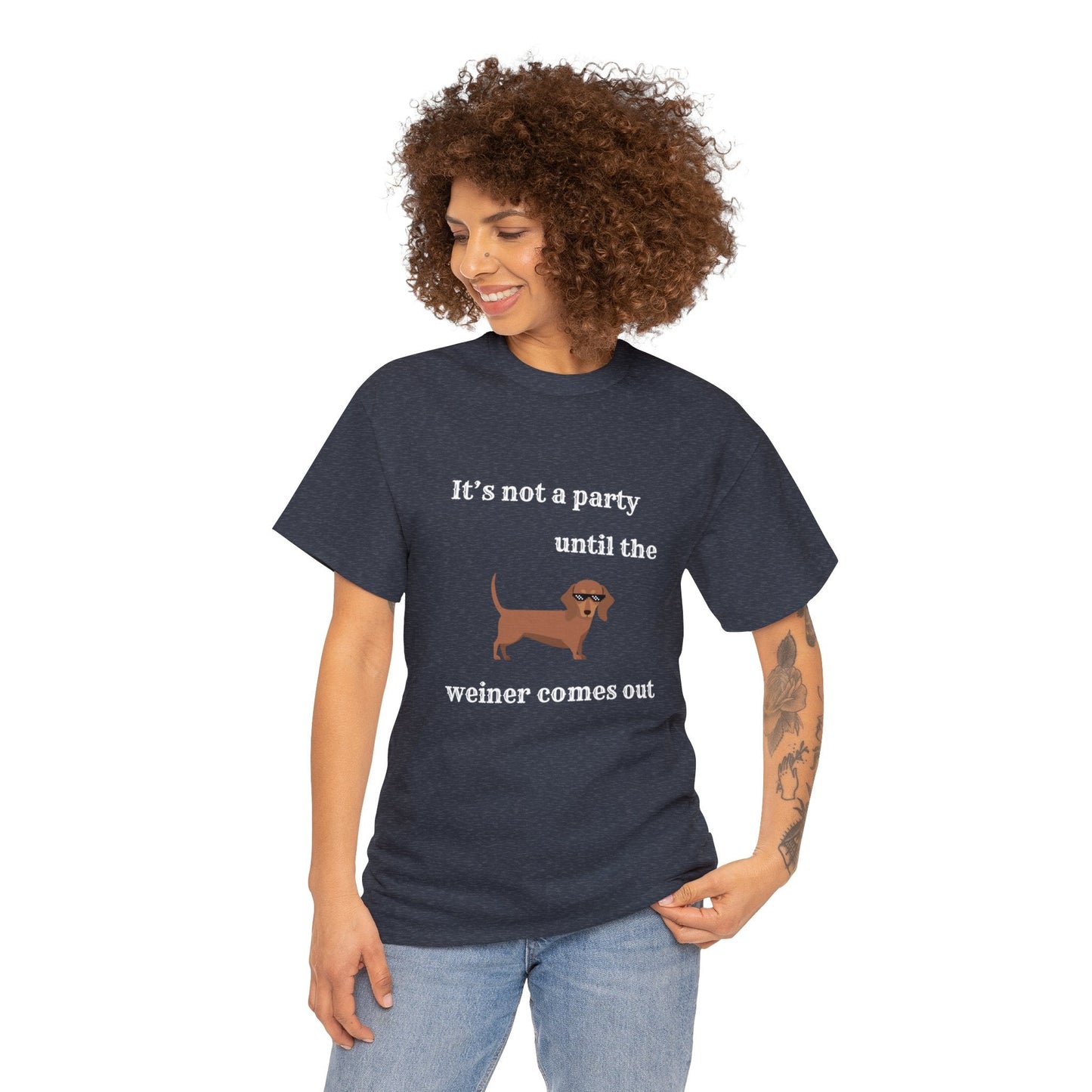 Dachshund Weiner Party Short Sleeve Tee
