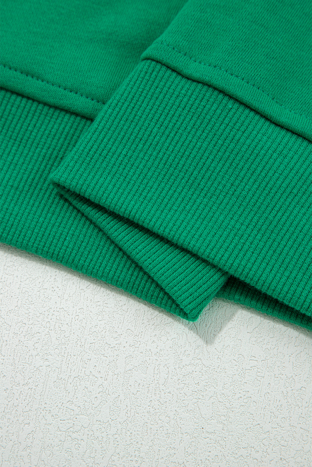 Dark Green Contrast Piping Crewneck Pullover Mini Skirt Set Dear-Lover Dropshipping