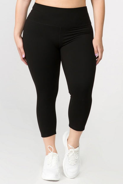 Luxurious comfort capri leggings for active lifestyles