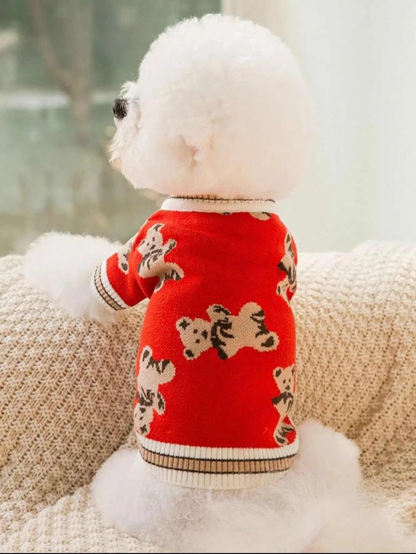Warm Knitted Pet Sweater Simply Love