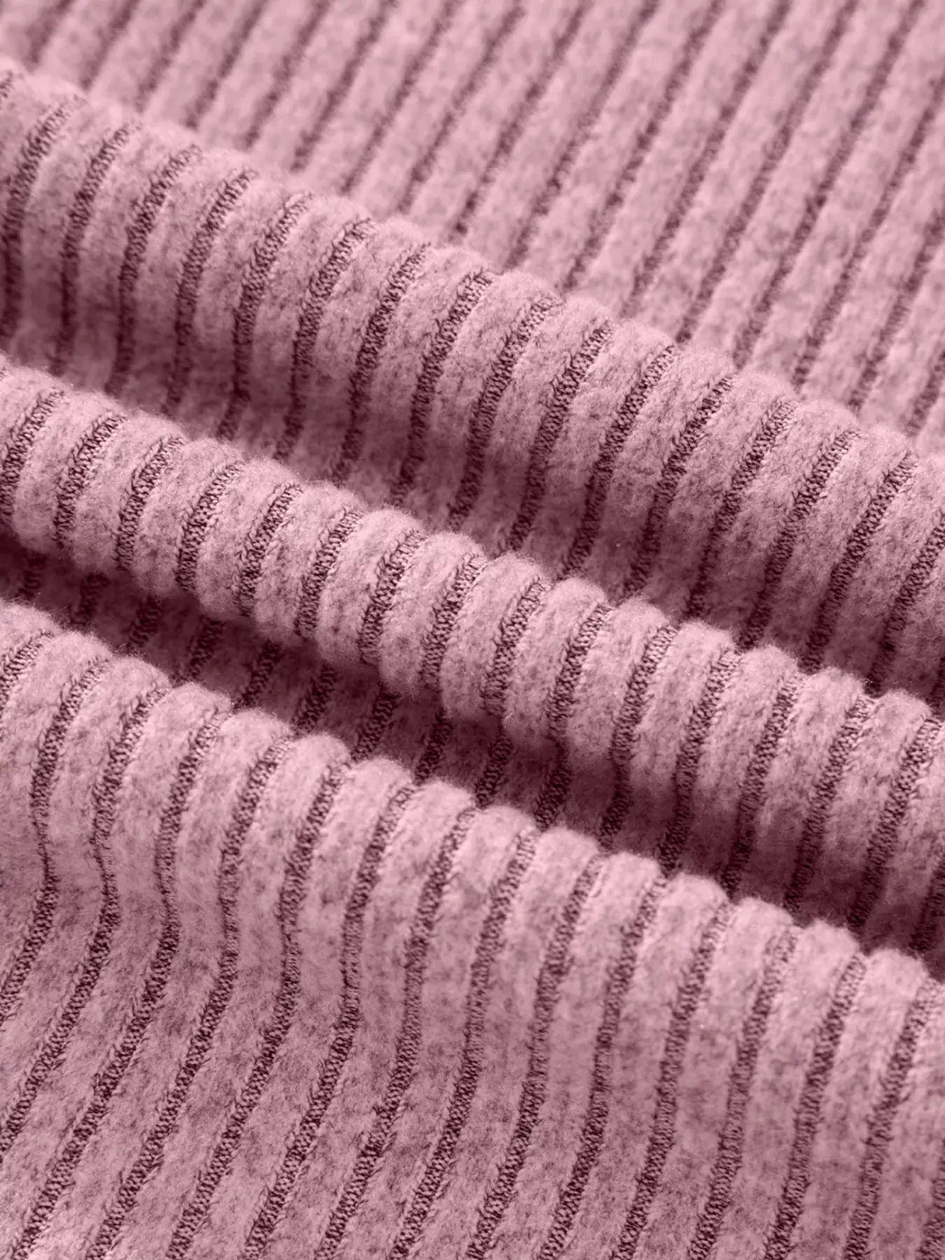 Ribbed Texture Drop Shoulder Henley Top Simply Love