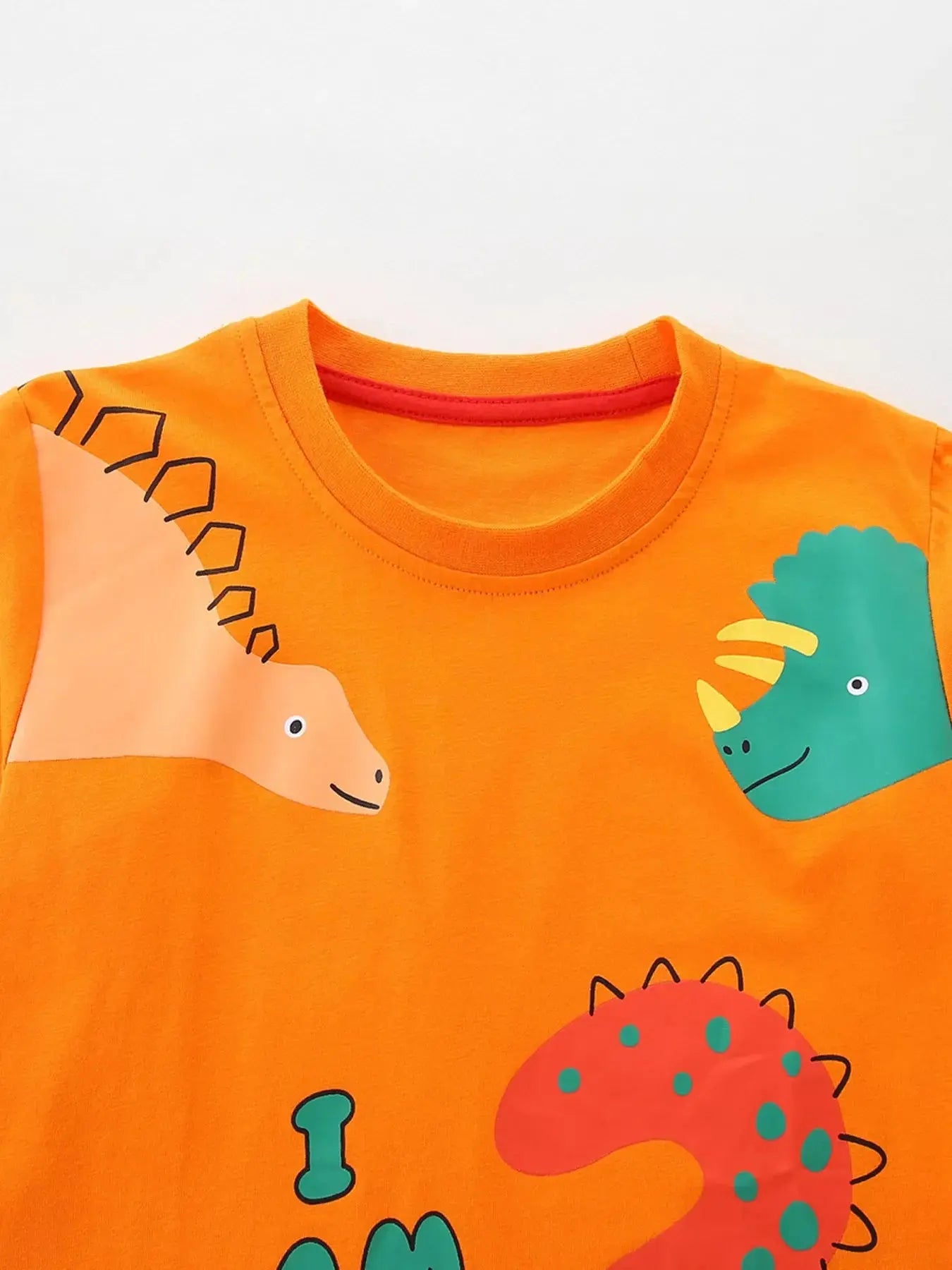 Children's Dinosaur Print Long Sleeve T-Shirt Simply Love