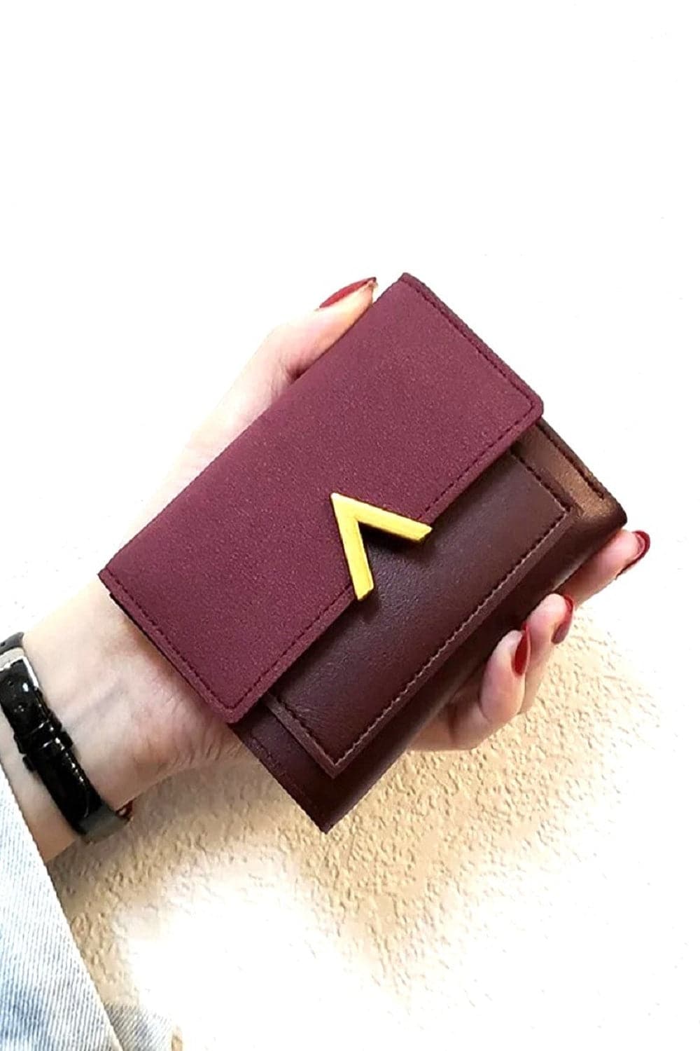 Zenana Compact Trifold Wallet.