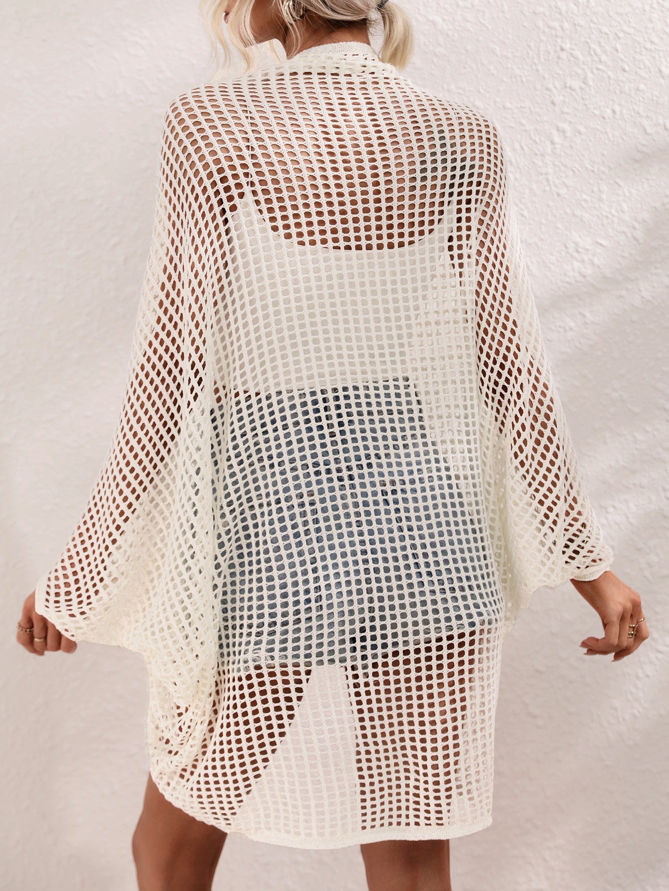 Summer Spring Summer Hollow Out Beach Seaside Vacation Knitted Blouse Women Knitwear Bella Mia