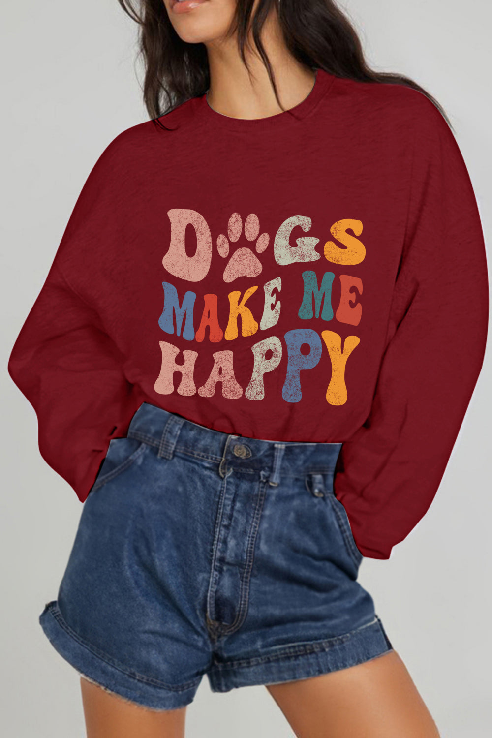Simply Love: Dogs Graphic Sweatshirt