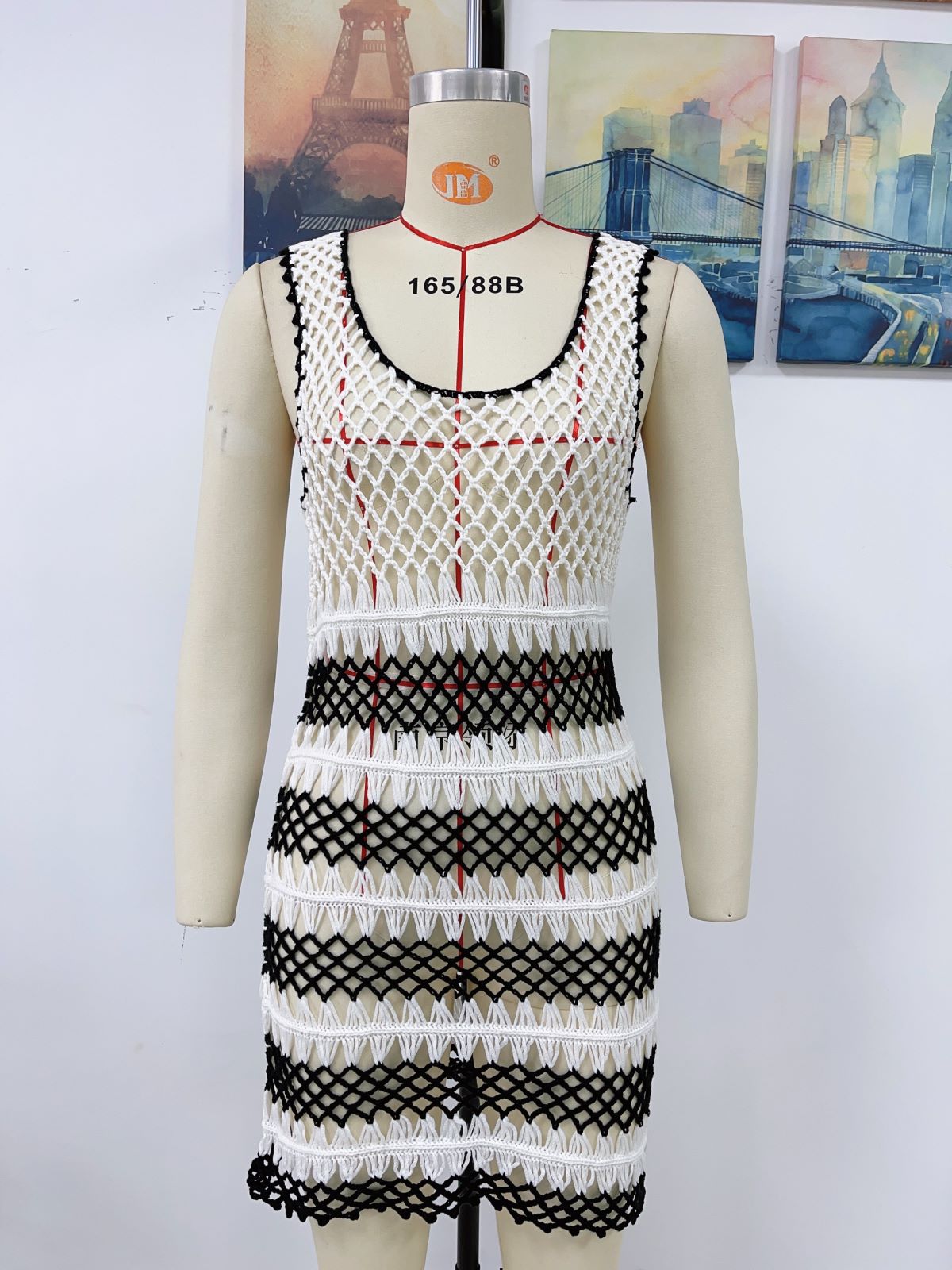 Spring Summer Knitted Long Pullover Loose Color Women Knitwear Bella Mia