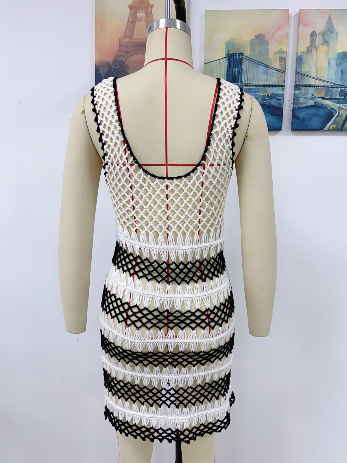 Spring Summer Knitted Long Pullover Loose Color Women Knitwear Bella Mia