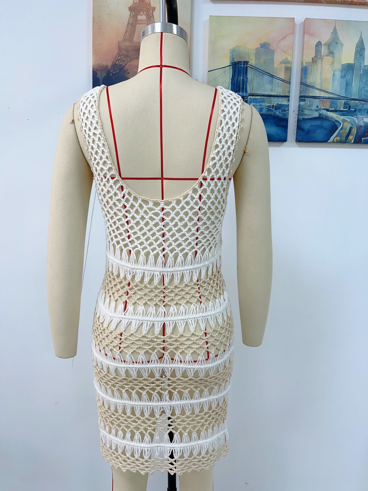 Spring Summer Knitted Long Pullover Loose Color Women Knitwear Bella Mia