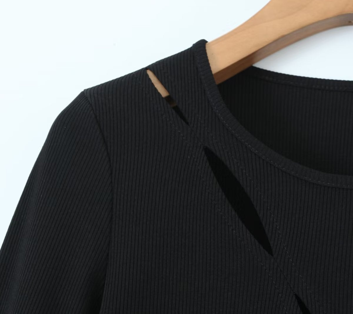 Women Clothing Spring Sexy Hollow Out Drawstring Lace Knitted Dress Hip Dress Bella Mia