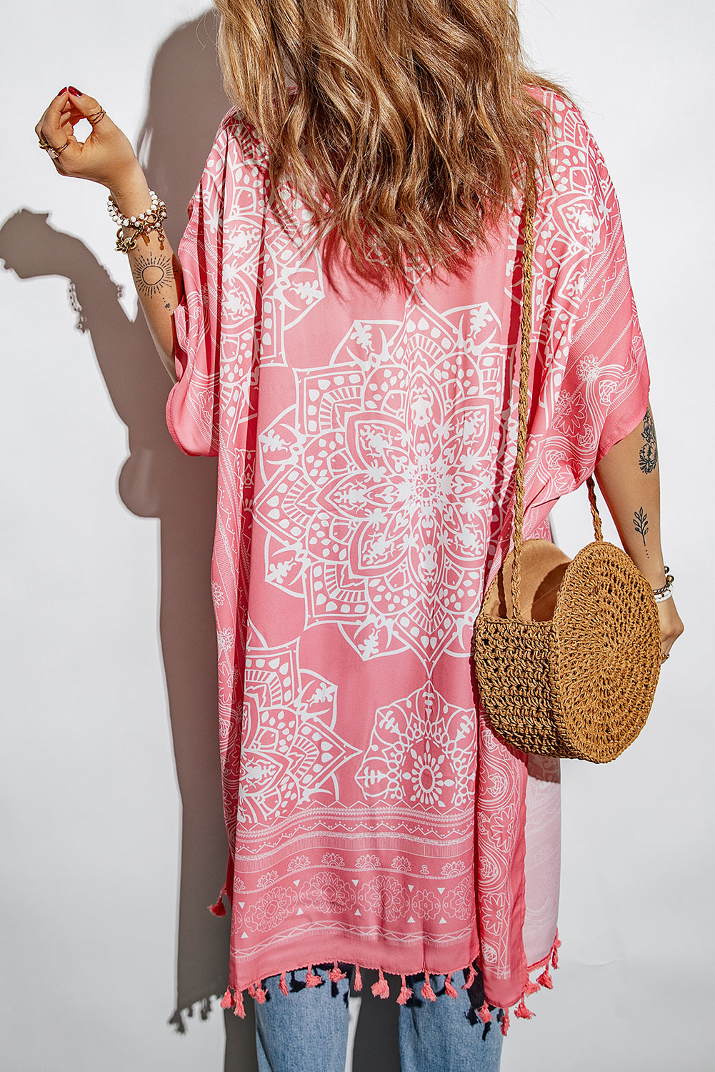 Brown Anja Tassel Kimono Bella Mia