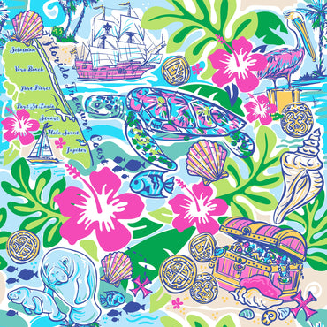 Hyannis Tee Shirt Dress Florida Treasure Coast Edition
