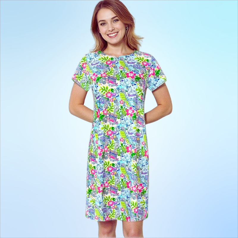 Hyannis Tee Shirt Dress Florida Treasure Coast Edition