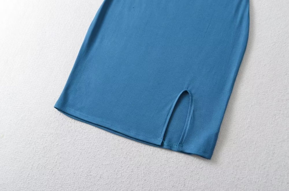 Spring Summer Sexy Halter Off The Shoulder Slim Dress Backless Hip Dress Bella Mia