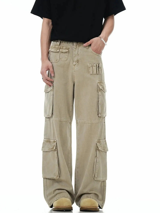 Men's Multi-Pocket Cargo Pants Simply Love