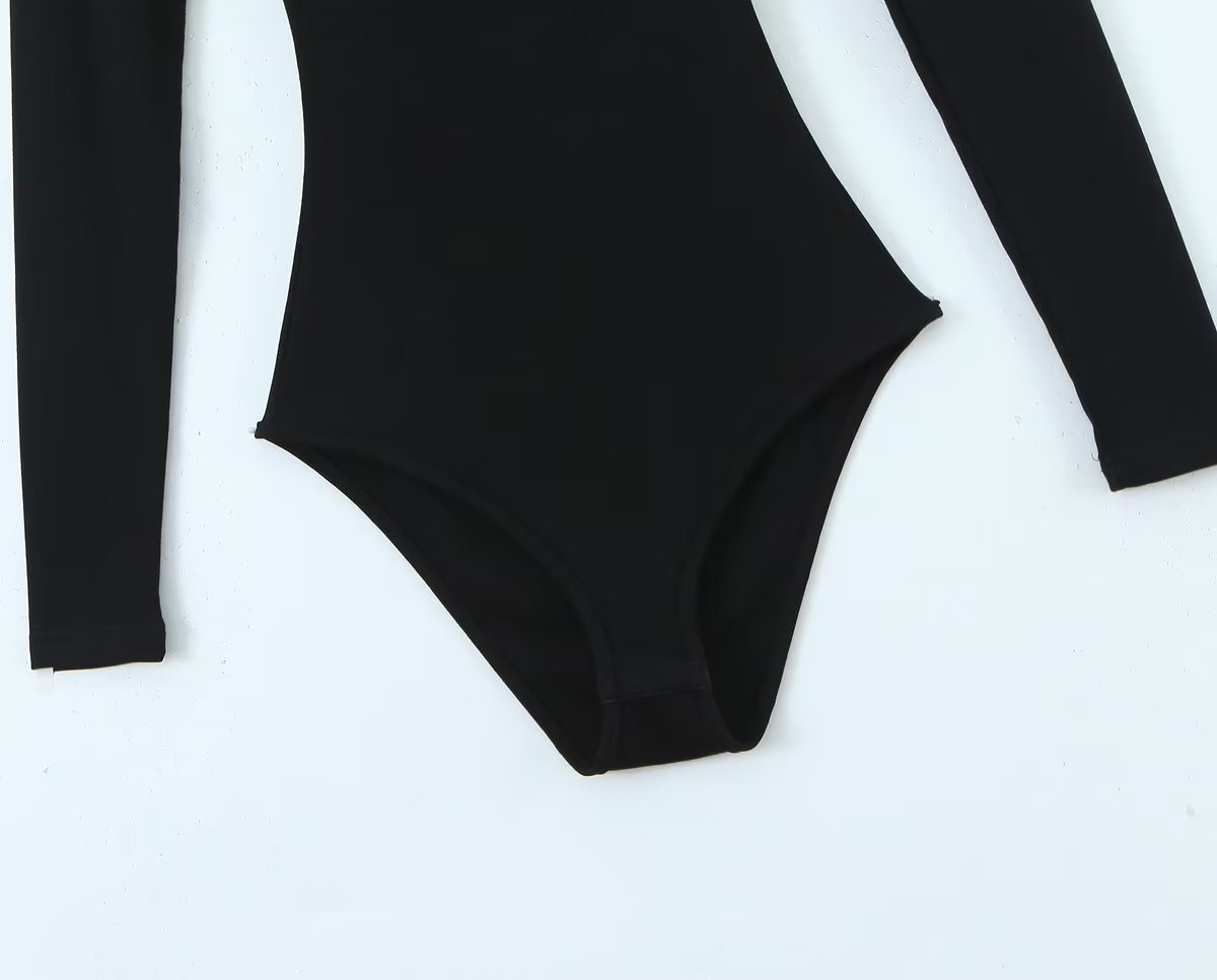 Spring Sexy Sexy Slim Fit Slimming Hollow Out Cutout Backless Tied Long Sleeves Knitted Jumpsuit Crisscross Bella Mia