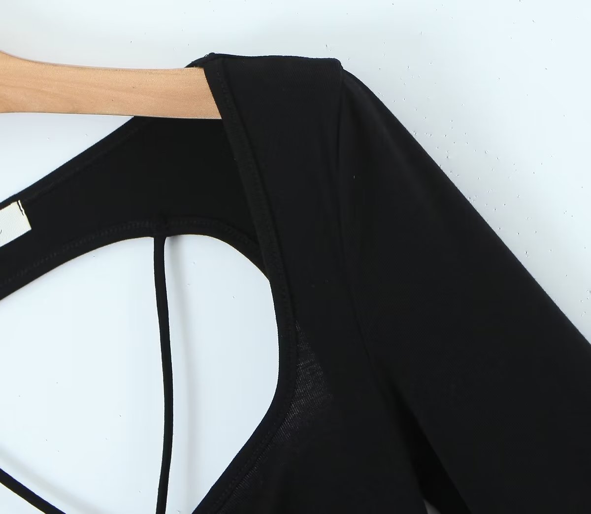 Spring Sexy Sexy Slim Fit Slimming Hollow Out Cutout Backless Tied Long Sleeves Knitted Jumpsuit Crisscross Bella Mia