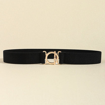 Toggle Clasp Elastic Belt.