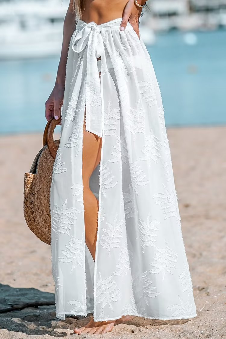 Women Sexy Split Beach Cover up Seaside Vacation Skirt Beach Cover Up Bella Mia