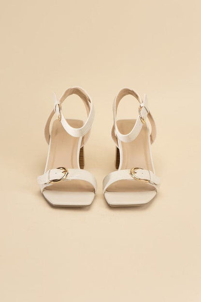 TREATY-S Buckle Sandal Heel.