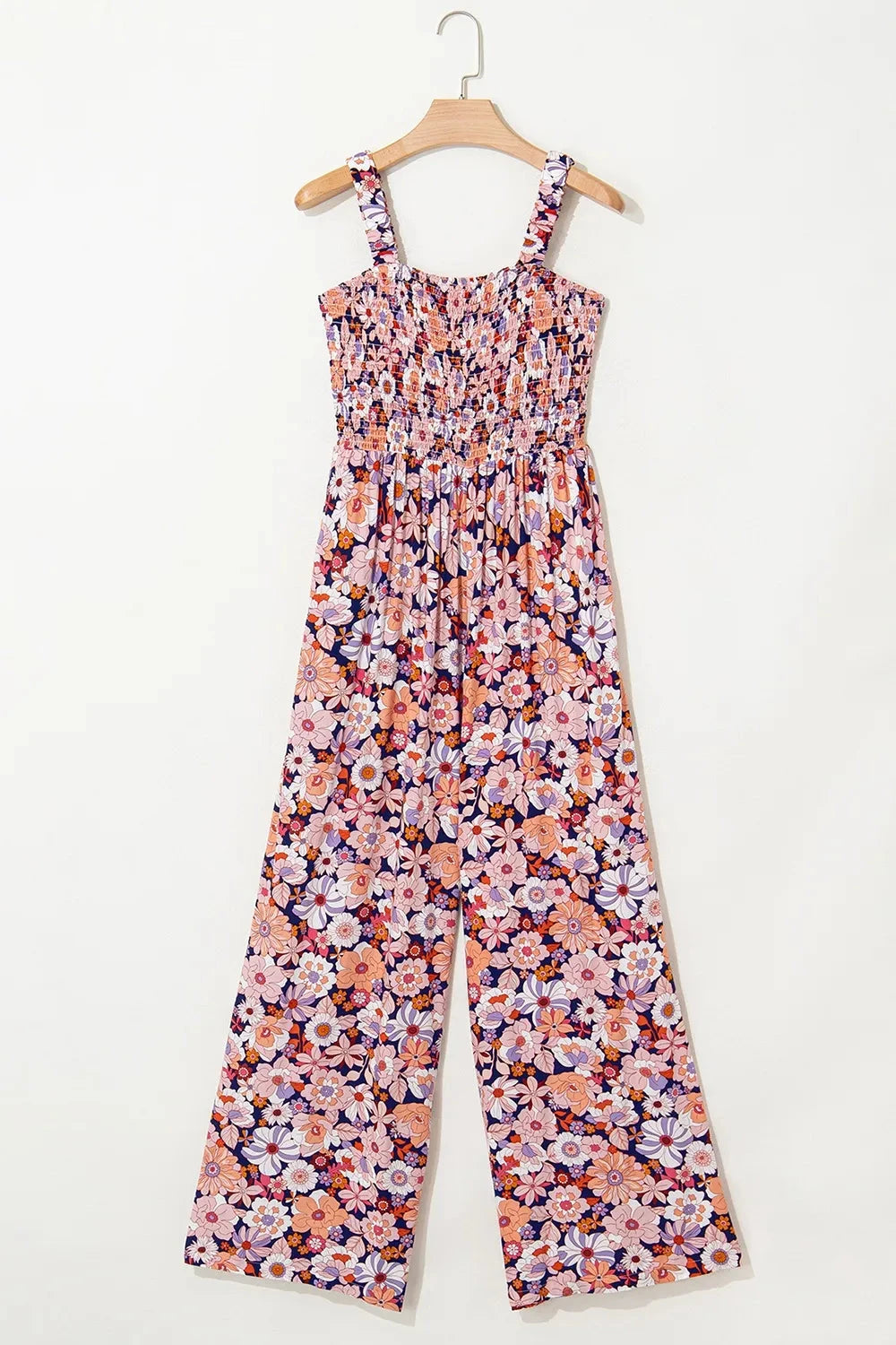 Bloom & Breeze Floral Smocked Jumpsuit Coco’s Tee Boutique