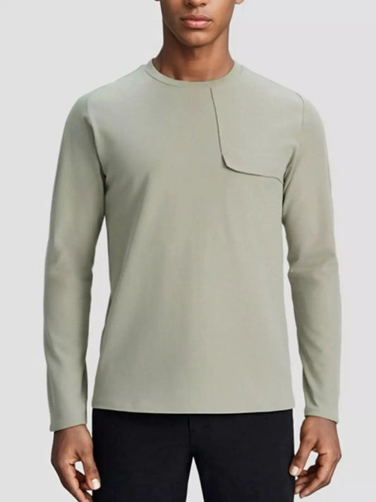 Men's Plus Size Long Sleeve T-Shirt Simply Love