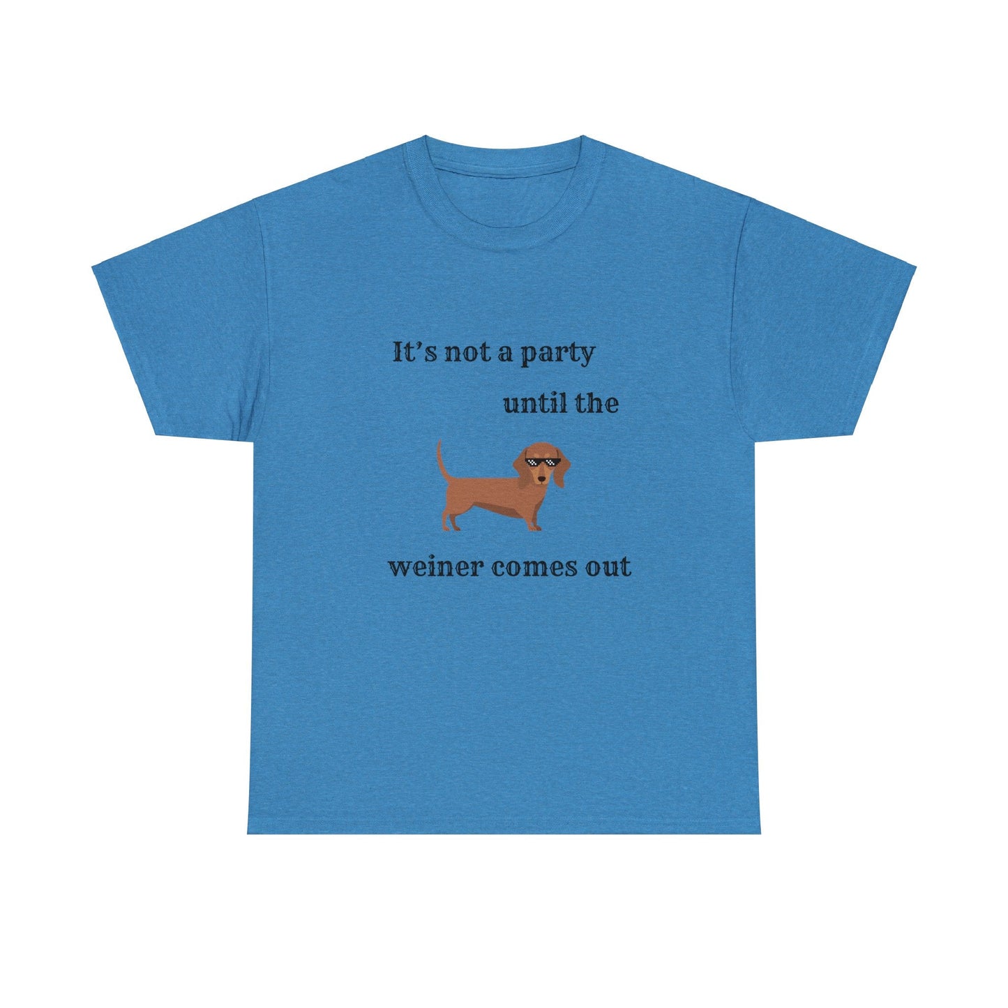 Dachshund Weiner Party Short Sleeve Tee