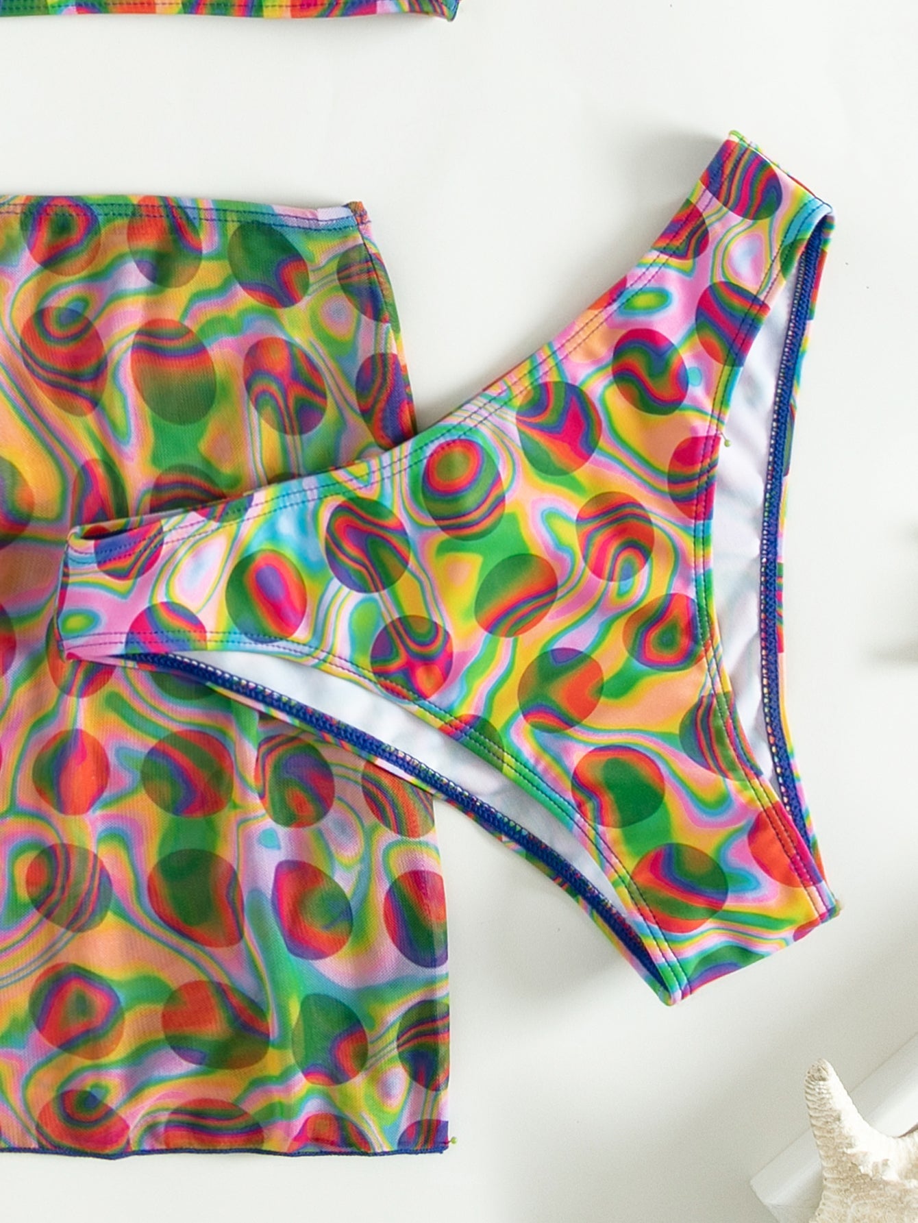 Bikini Set Split Swimsuit Women Halter High Waist Three Piece Swimsuit Bella Mia