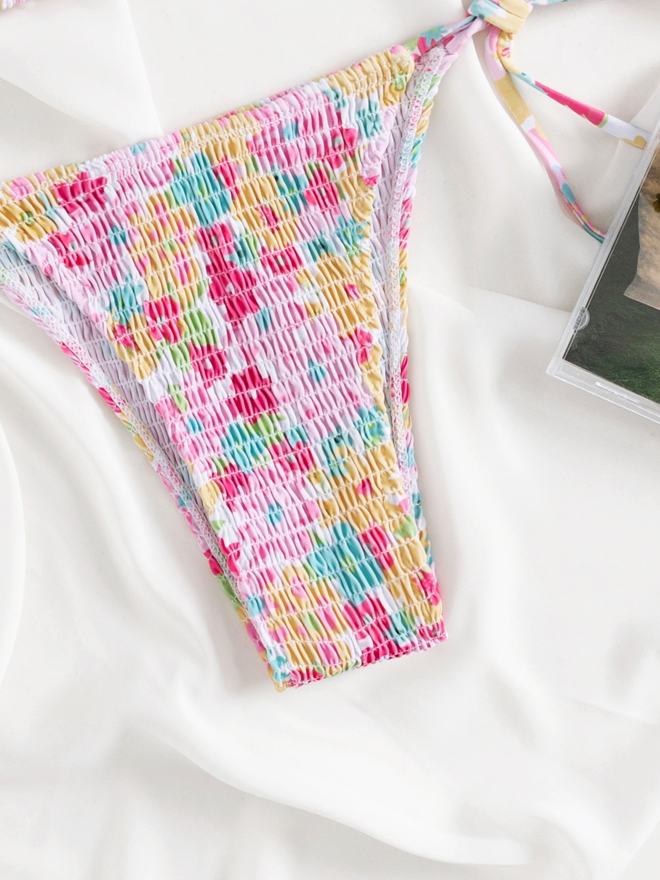 Swimwear Split Smocking Printed Sexy Bikini Swimsuit Bella Mia