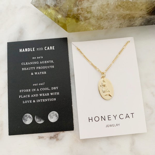 Sirena Mermaid Pendant Necklace Coco’s Tee Boutique
