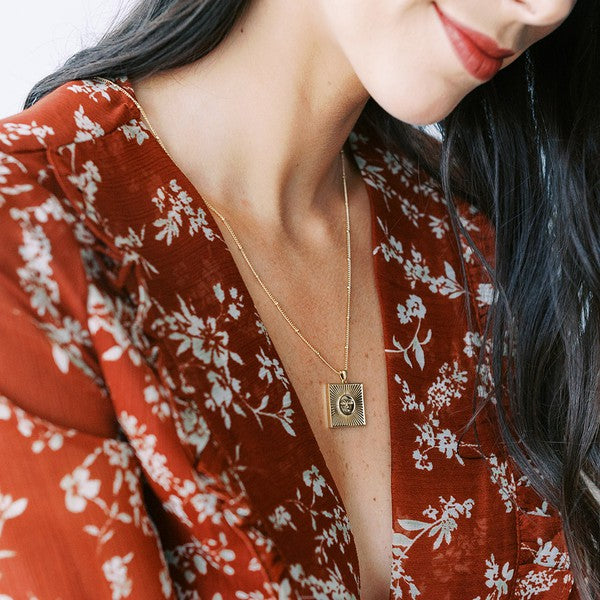 Sun Goddess Coin Necklace Coco’s Tee Boutique