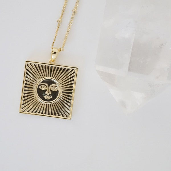 Sun Goddess Coin Necklace Coco’s Tee Boutique