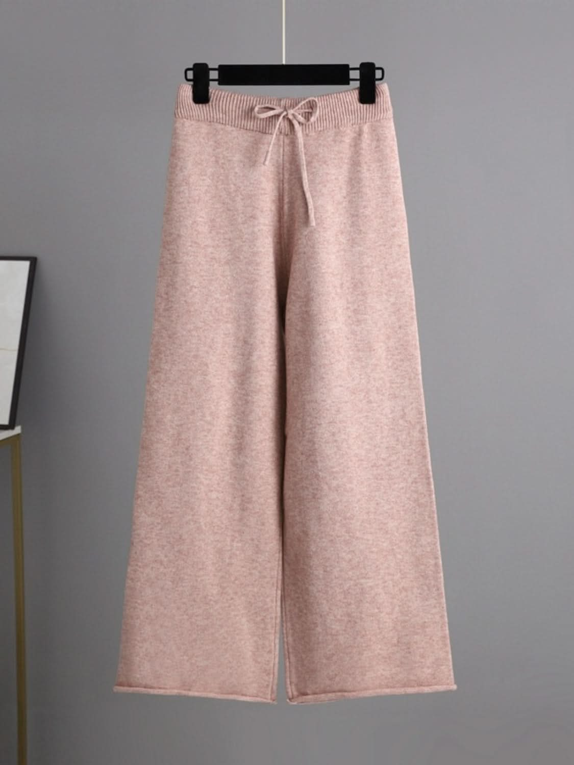 Chic Basic High-Low Turtleneck Sweater Set with Pants