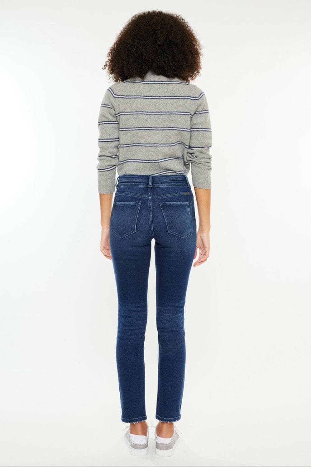 Kancan High Rise Slim Straight Jeans.