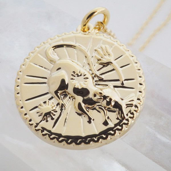 Chinese Zodiac Coin Necklace - Rat Coco’s Tee Boutique