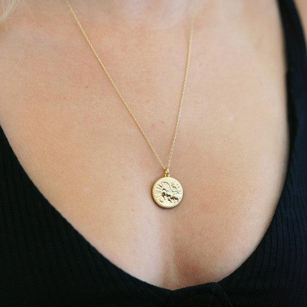 Chinese Zodiac Coin Necklace - Rat Coco’s Tee Boutique