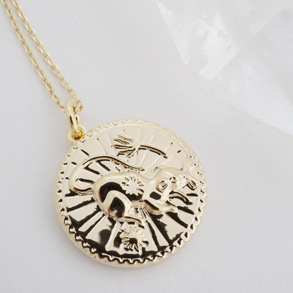 Chinese Zodiac Coin Necklace - Rat Coco’s Tee Boutique