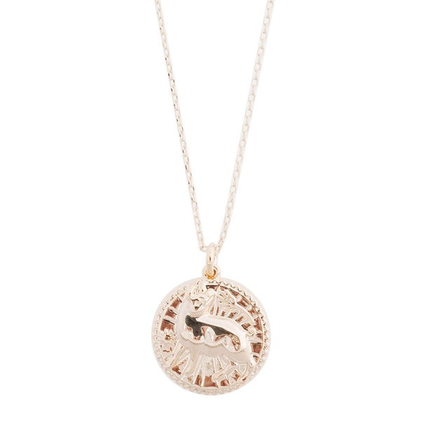 Chinese Zodiac Coin Necklace - Pig Coco’s Tee Boutique