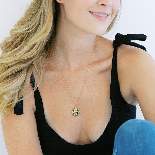 Chinese Zodiac Coin Necklace - Pig Coco’s Tee Boutique