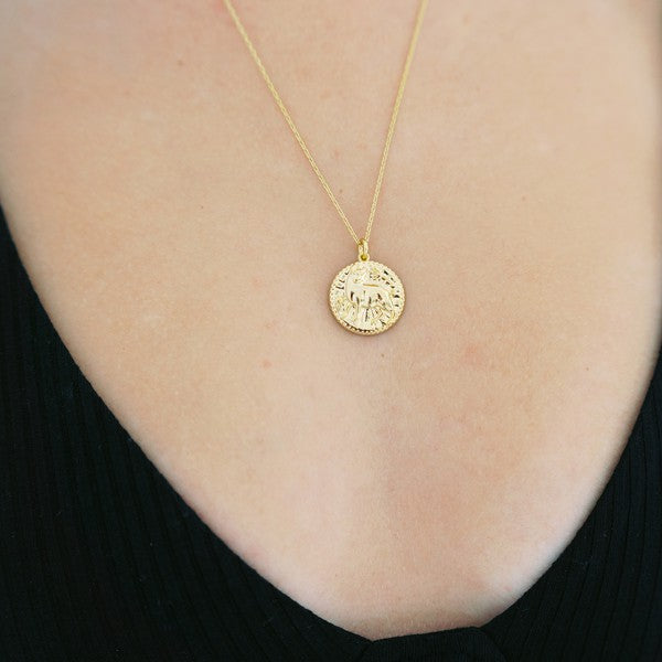 Chinese Zodiac Coin Necklace - Pig Coco’s Tee Boutique
