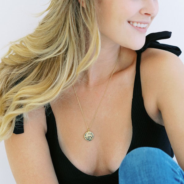 Chinese Zodiac Coin Necklace - Pig Coco’s Tee Boutique