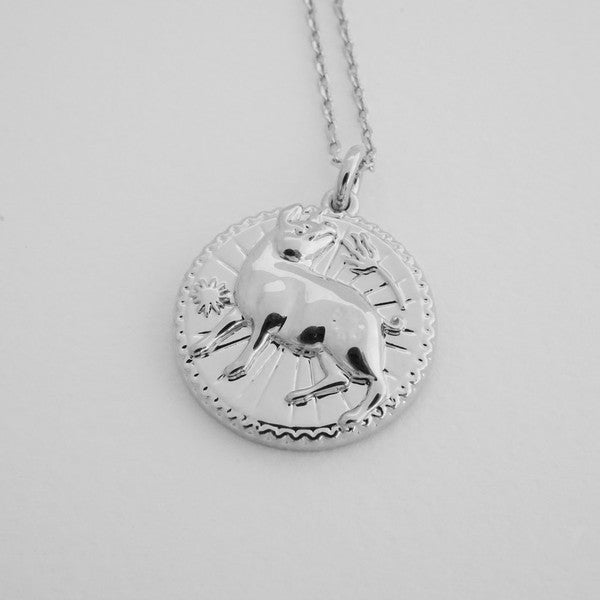 Chinese Zodiac Coin Necklace - Pig Coco’s Tee Boutique