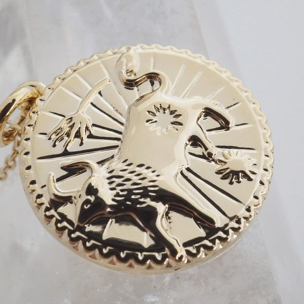 Chinese Zodiac Coin Necklace - Ox Coco’s Tee Boutique