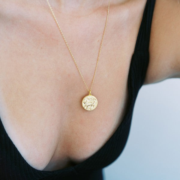 Chinese Zodiac Coin Necklace - Ox Coco’s Tee Boutique