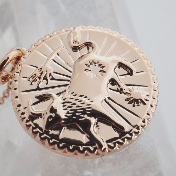 Chinese Zodiac Coin Necklace - Ox Coco’s Tee Boutique