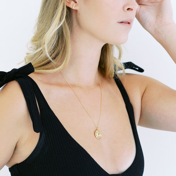 Chinese Zodiac Coin Necklace - Rabbit Coco’s Tee Boutique