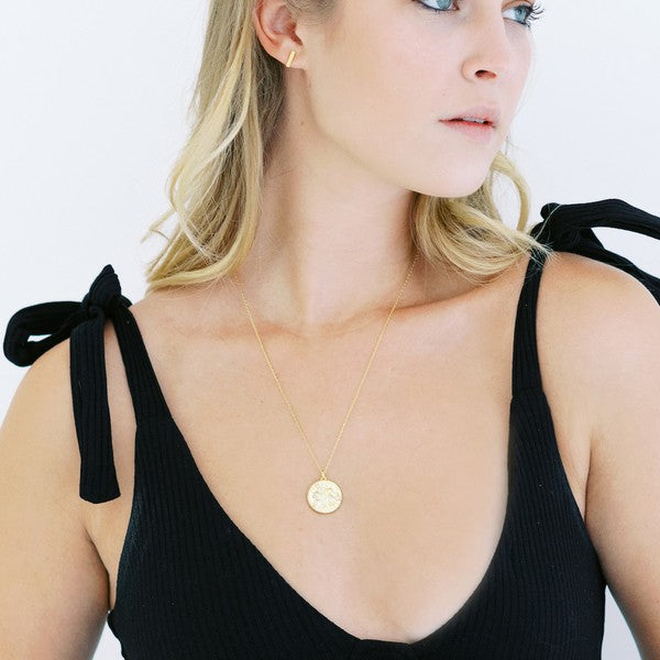 Chinese Zodiac Coin Necklace - Rabbit Coco’s Tee Boutique