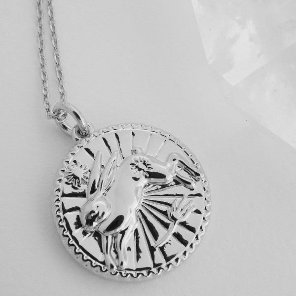 Chinese Zodiac Coin Necklace - Rabbit Coco’s Tee Boutique