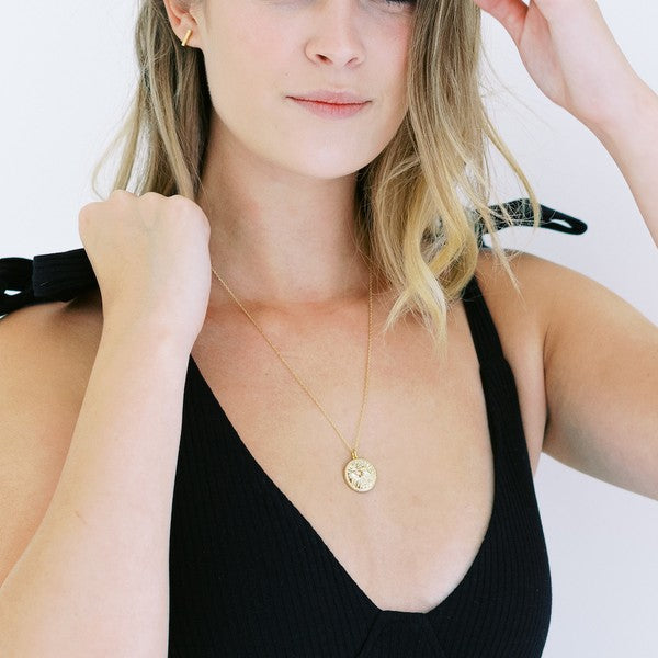 Chinese Zodiac Coin Necklace - Rabbit Coco’s Tee Boutique