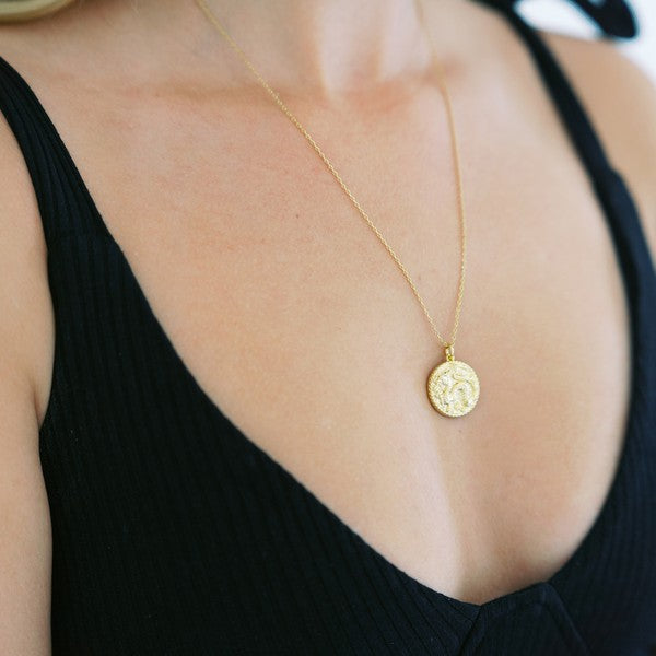 Chinese Zodiac Coin Necklace - Dragon Coco’s Tee Boutique