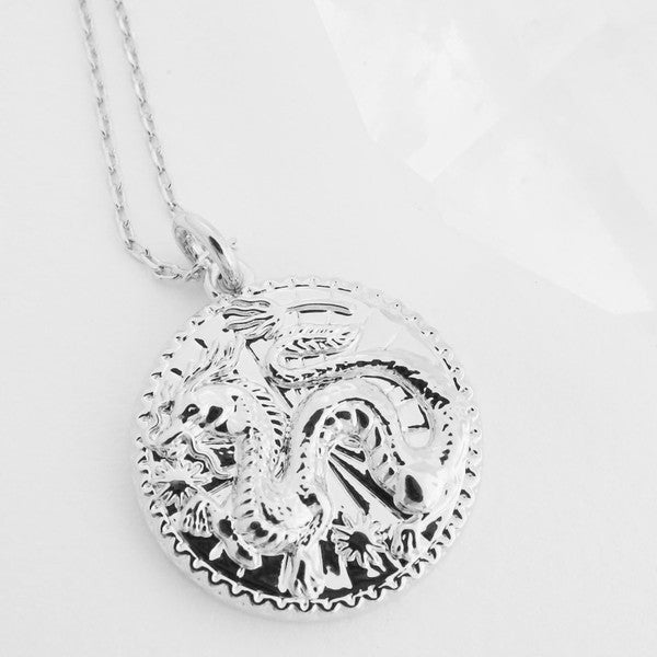 Chinese Zodiac Coin Necklace - Dragon Coco’s Tee Boutique
